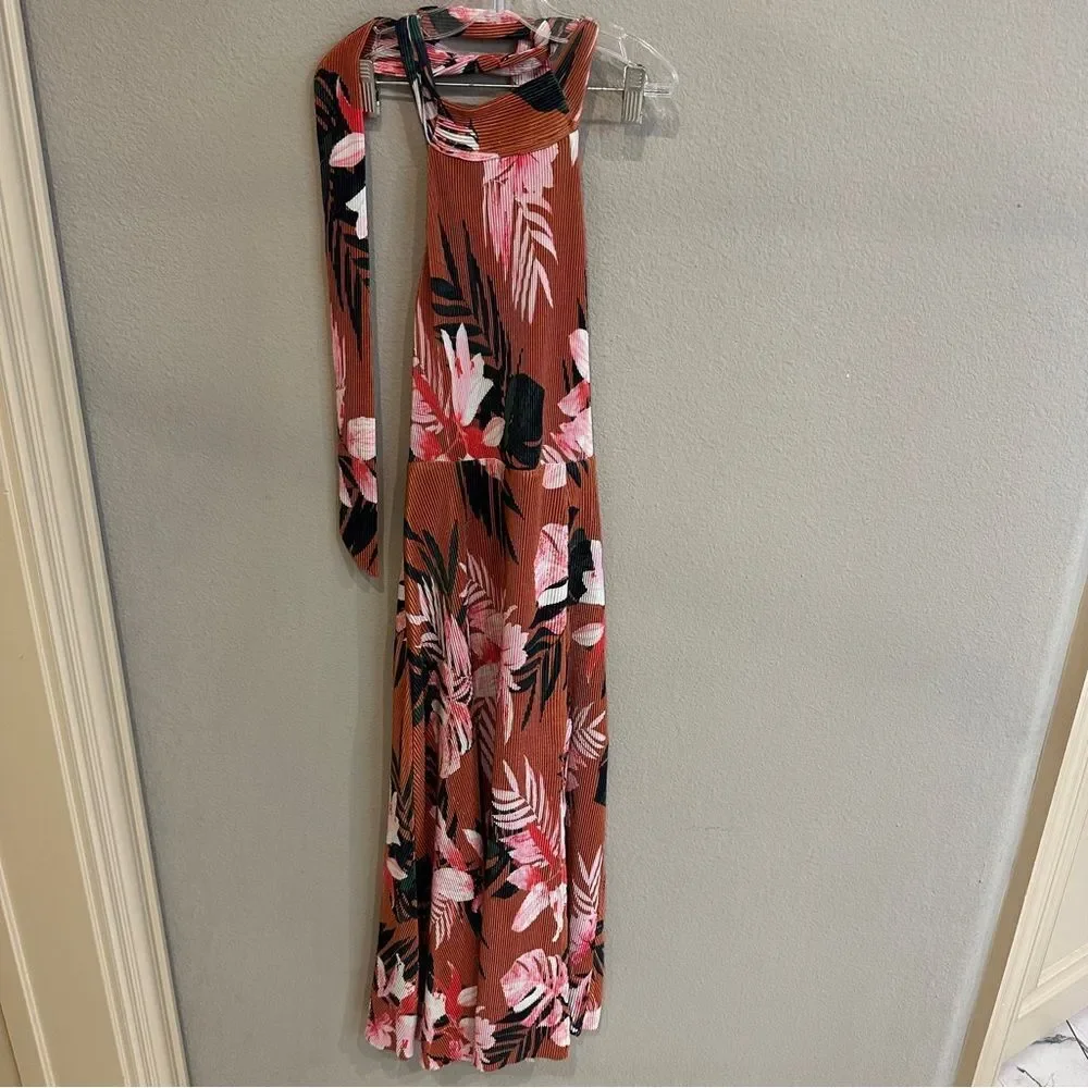 Camila Coelho | XS | Cassy Midi Dress Floral Tropics summer beach halter dress - Picture 5 of 13